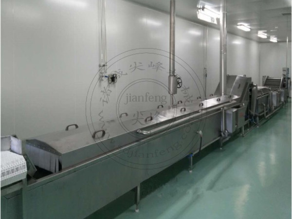 甘肅臨洮袋裝牛奶殺菌風(fēng)干輸送流水線