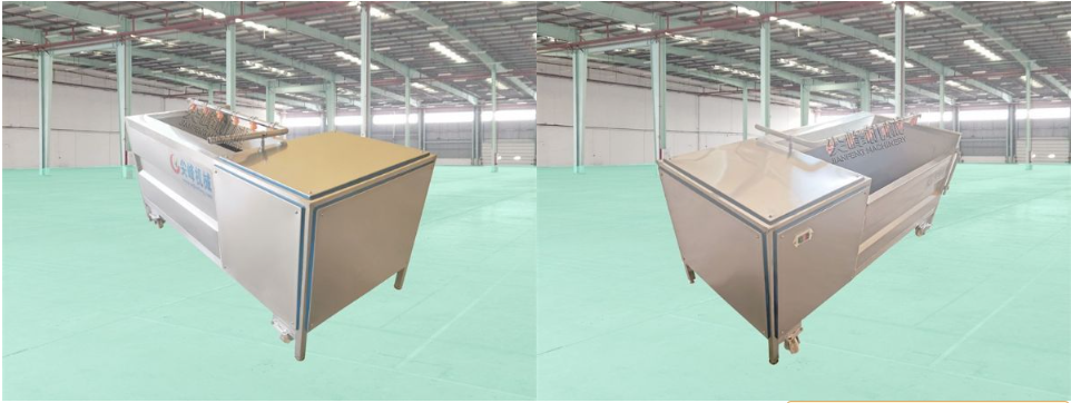 毛輥去皮清洗機